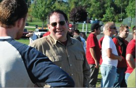 Dr. Williams at 2010 Homecoming