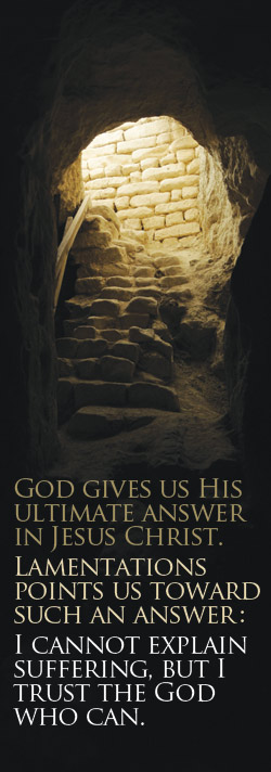 God give us His ultimate answer in Jesus Christ