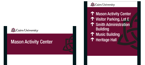 Cairn University Signs
