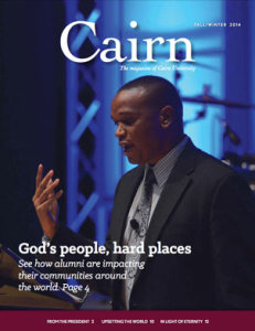 Cairn Magazine Fall/Winter 2014 Cover