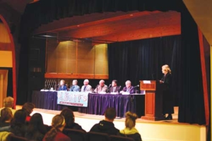 Lower Bucks Addiction Task Force panel at Community Town Hall in February 2017